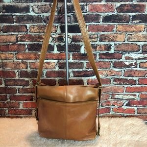 Hobo International Camel Leather Crossbody Bag